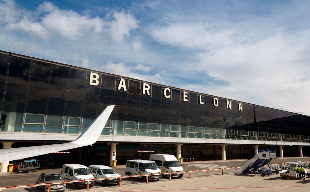 Airport El Prat in Barcelona